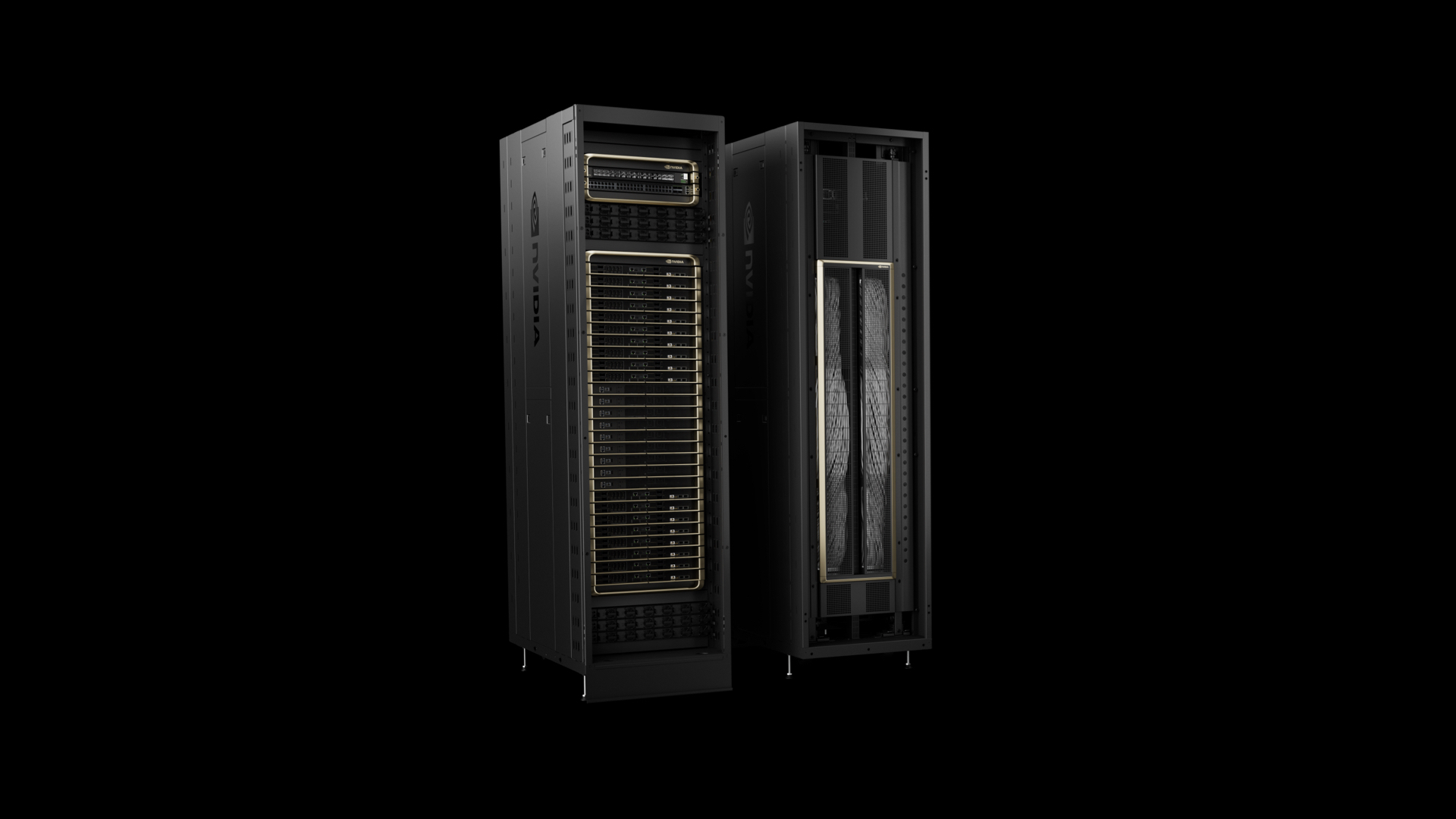 NVIDIA GB200 NVL72 rack