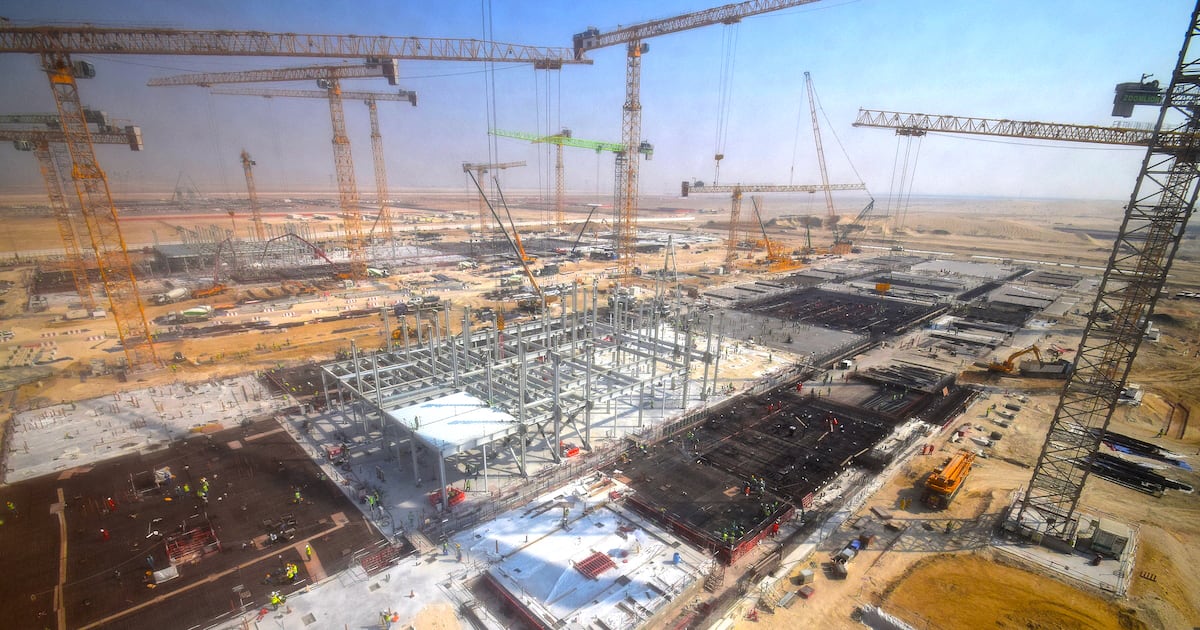Stargate UAE construction site, Abu Dhabi