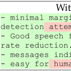 Green-list rule, reminder
